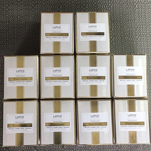 NEW in boxes. Bundle of 3 Lafco Winter Currant Votives - Picture 4 of 10